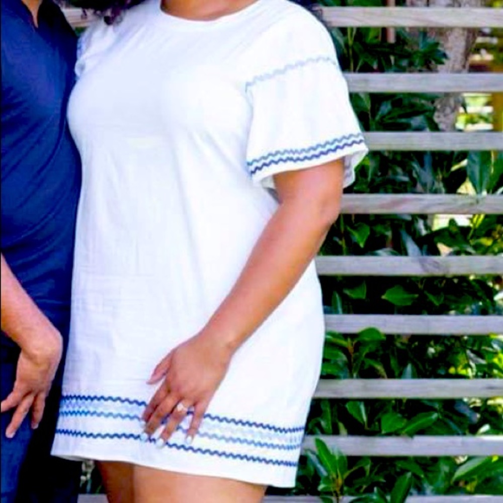 Boho Style white Dress
